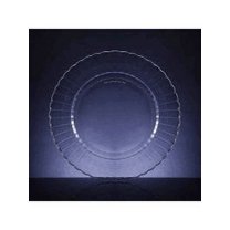 Yoshi Clear Plastic Scalloped 7" Plates 18 count