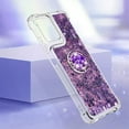 thumbnail image 6 of Compatible with Motorola Moto G 5G 2024 Case Glitter Liquid Clear Bling Moving Sparkle with Ring Diamond Kickstand TPU Girly Women Cute Phone Case for Moto G 5G 2024 Purple YBZ, 6 of 14