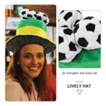 thumbnail image 5 of Funny Soccer Party Hat Round Shape For Men And Women 1Pack, 5 of 5