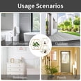 thumbnail image 3 of LNGOOR - Estante flotante hexagonal geométrico decorativo dorado, multiusos, de alambre metálico, para pared, decoración colgante para dormitorio, sala de estar, cocina y oficina., 3 of 6