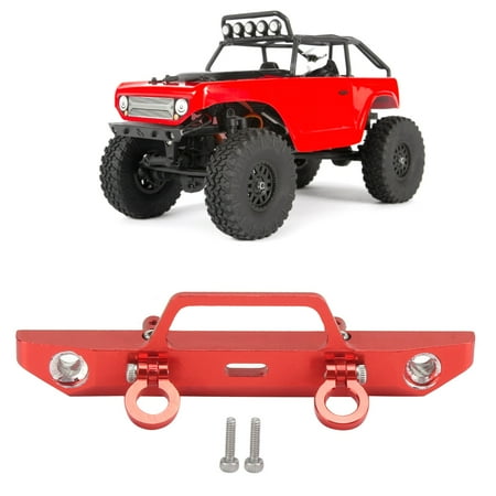 

Henmomu 1/24 RC Crawler Car Parts Replacement Parts Metal Front Bumper With Mounting Screws For Axial SCX24 90081