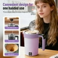 thumbnail image 3 of Magnetic Stirring Coffee Mug with Lid,Self Automatic Stirring Coffee Cup,Electric Mixing Insulated Stainless Steel Novelty Coffee Mugs(1PC,White), 3 of 6