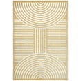 thumbnail image 2 of Mark&Day Washable Rugs, 8x10 Carter Lake Modern Mustard Area Rug, Beige Brown Carpet for Living Room, Bedroom or Kitchen (7'10" x 10'1", Machine Washable), 2 of 7