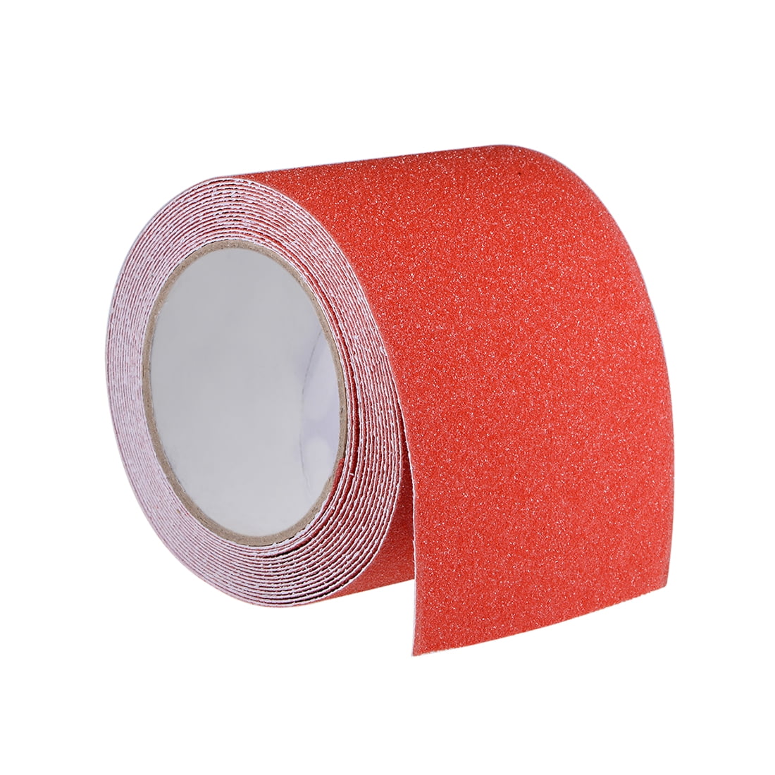 Uxcell 16 feet x 4 inch Anti Slip Tape Self Adhesive 80 Grit Red for Stairs Walkways