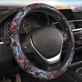 thumbnail image 4 of Cauagu Underwater Lazy Turtle Print Car Steering Wheel Cover - Universal Car Accessory for Diverse Cars for Steering Wheel with a Diameter of 14.5"-15", 4 of 7