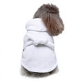 thumbnail image 5 of Pet Pajama Soft Cotton Hooded Bathrobe Quick Drying Dog Bath Towel Pet Nightwear, 5 of 15