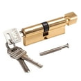 thumbnail image 1 of 70mm 6-Pins Door Lock Cylinder Universal Wooden Door Lock Cylinder With 3 Keys Anti-Theft Entrance Brass Door Lock Core Parts, 1 of 7