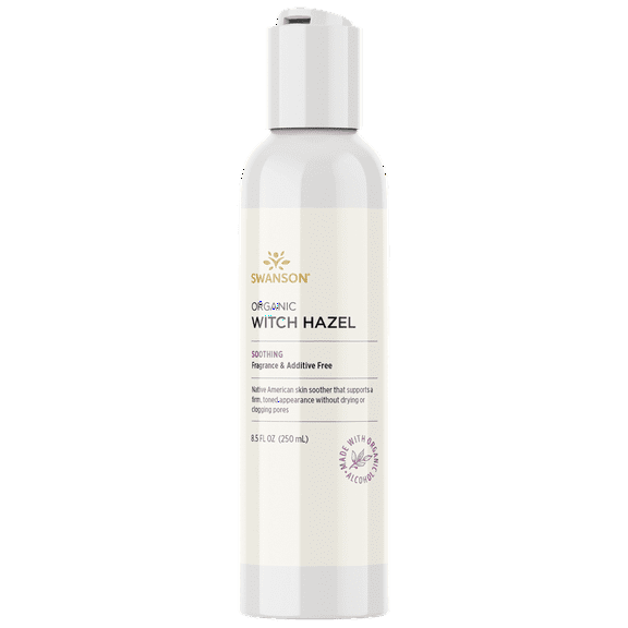 Swanson Natural Organic Witch Hazel Facial Toner 8.5 fl oz Liquid