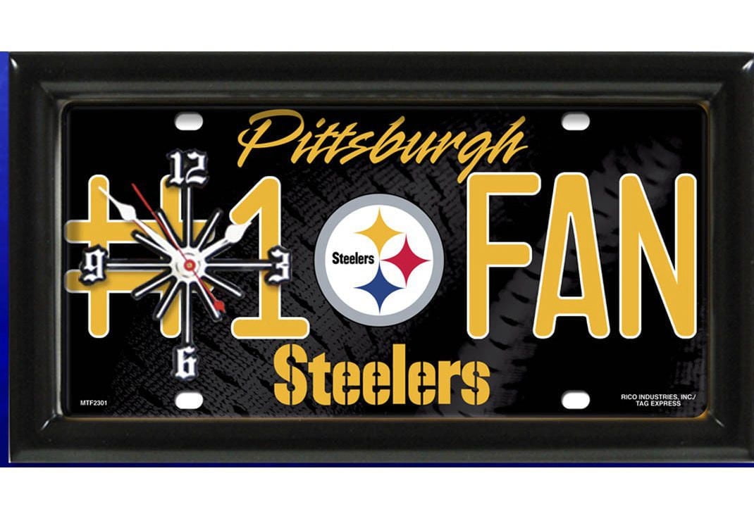 NFL Pittsburgh Steelers Wall Clock