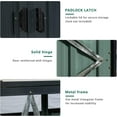thumbnail image 6 of Outdoor Trash Can Storage,Garbage Can Storage Shed Ideal for Trash Bins, Toys, Garden Tools - Perfect for Garden, Backyard, & Patio Use for 2 Bins (Charcoal), 6 of 7