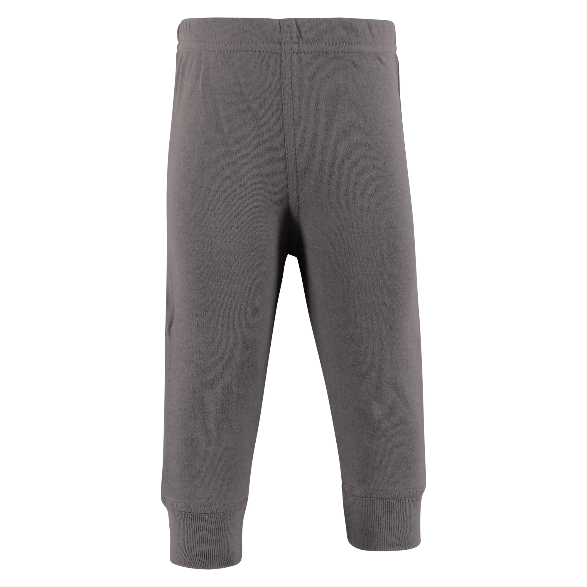 Hudson Baby Boys Cotton Pants and Leggings, Gray Construction Trucks, Preemie