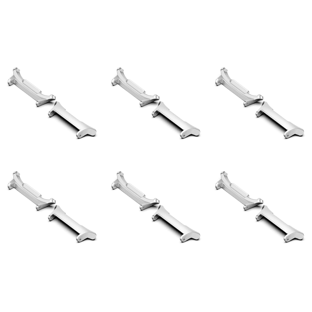 Conector Correa Reloj 2 Piezas para Galaxy Watch 7 Ultra 47 Mm (plateado)