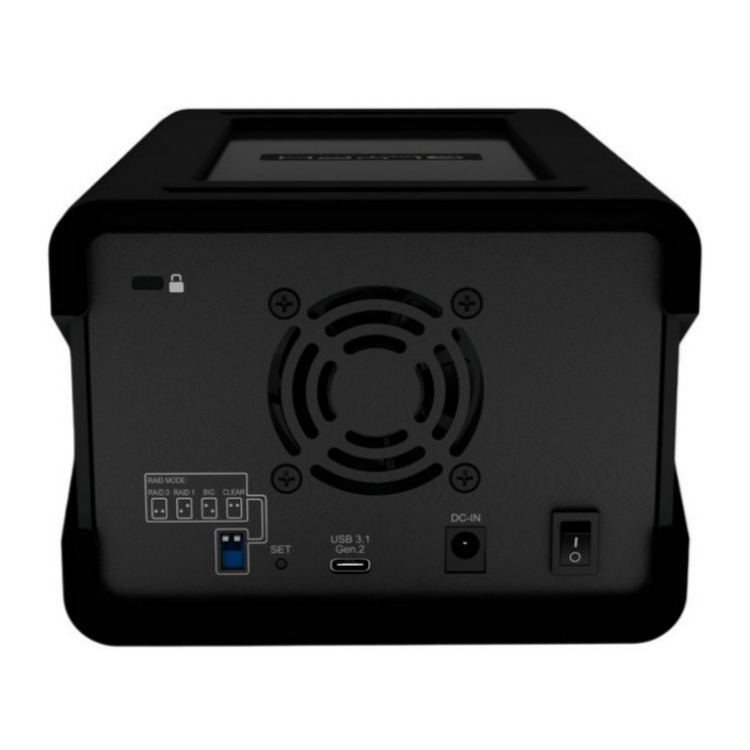 Glyph Technologies 32TB Blackbox PRO RAID 2-Bay RAID Array | 2 x 16TB, USB-C 3.2 Gen 2