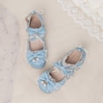 thumbnail image 2 of SACFOF Women's Kawaii Shoes Cross Strap Pumps Cute Ankle Strap Mary Jane Shoes Wedding Lace Mid Chunky Heel Pumps, 2 of 6