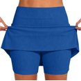 thumbnail image 3 of Athletic Skorts for Women High Waist Tummy Control Golf Tennis Skirts Summer Causal Solid Shorts with Pockets, 3XL, 3 of 7