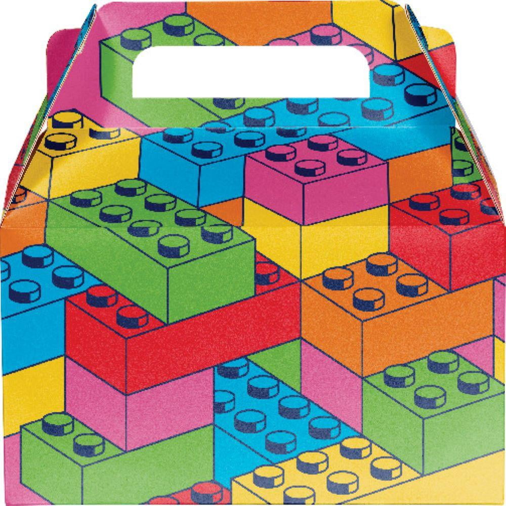 Block Bash Toy Blocks Party Favor Boxes, 12 ct