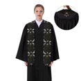 thumbnail image 4 of Hirioo Spiderweb Bats And A Spider for 72" Graduation Shawl Stole Unisex Adults Graduation Sash Honor Graduation Stole for High School and College-Sharp Corner, 4 of 7