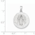 thumbnail image 2 of 14K White Gold Miraculous Medal, 2 of 2