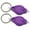 Purple, variant on sunsanly 2Pcs Mini LED Flashlights with Key Ring Compact Size Portable Battery Powered Outdoor Camping Bright Tiny Light Emergency Lamps