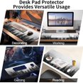 thumbnail image 6 of Large Gaming Mouse Pad, Landscape Painting Desk Pad, Laptop PU Mouse Pad, Waterproof Anti-Slip Desk Pad, Home Decoration Office Accessories (31.5x15.7in,Pine Tree in Snow), 6 of 6