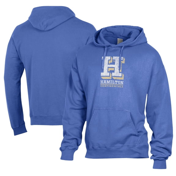 Men's Comfort Wash  Royal Hamilton Continentals Lightweight Fleece Pullover Hoodie