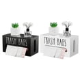 thumbnail image 5 of Wooden Trash Bag Dispenser and Storage Box Eco-Friendly Large Capacity for Kitchen Bathroom, 5 of 7