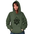 thumbnail image 3 of Triangle Eye Star Symbolic Spirit Hoodie Sweatshirt Women Men Brisco Brands M, 3 of 6