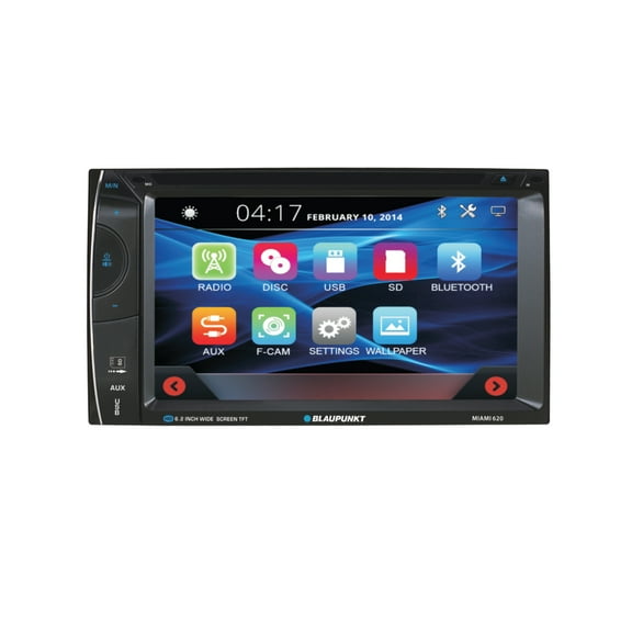 Blaupunkt MIAMI62 MIAMI 620 6.2-In. Double-DIN DVD Receiver with Bluetooth