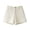 A-Beige, variant on ZQUUVOU Shorts For Women High Waisted Dressy Casual Stretch Twill Elastic Wasit Pleated Summer Shorts With Pocket A-Beige