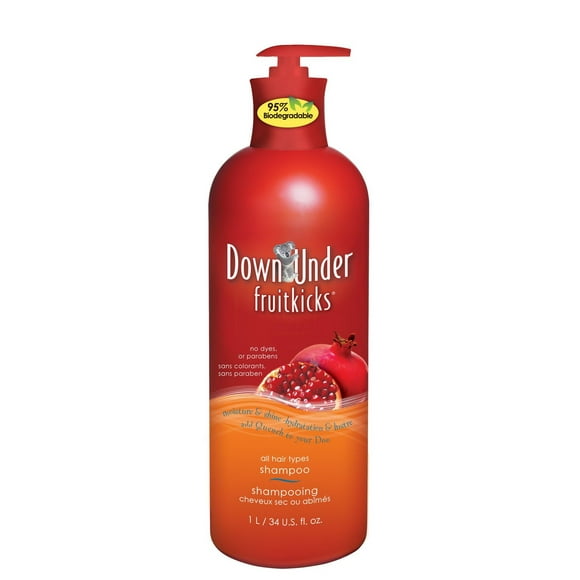 Down Under Shampoing tous types de cheveux Hyrdratation et Lustre Fruit Kicks
