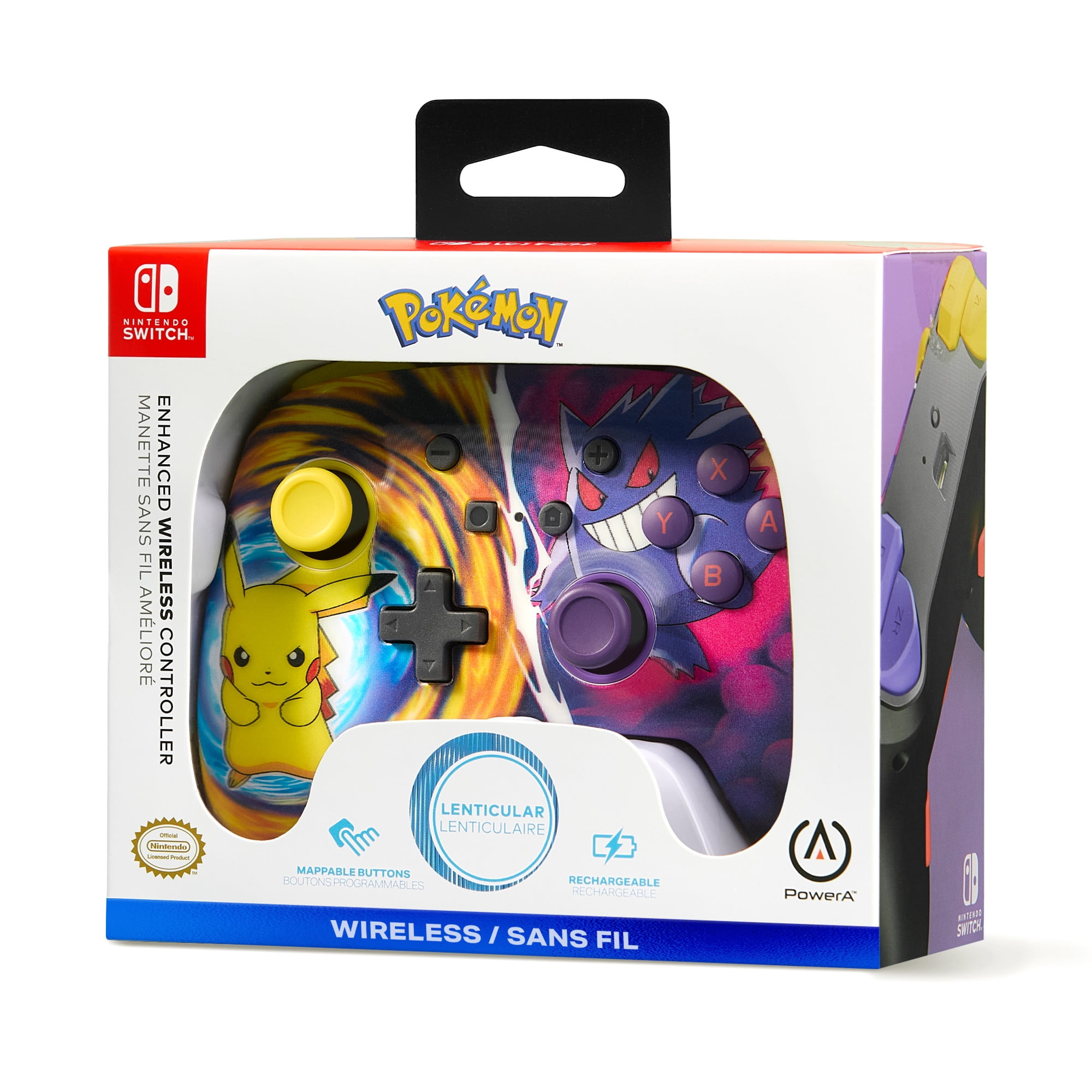 PowerA Wireless Controller for Nintendo Switch - Pikachu vs
