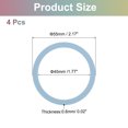 thumbnail image 2 of 4Pcs Magnetic Adapter Ring, Magnetic Wireless Charger Conversion Kit, Blue, 2 of 8