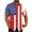 Multicolor, variant on WAENQINLA Hawaiian Shirt for Men Big and Tall American Flag Button down Shirts Summer Crewneck Short Sleeve Patriotic Tshirt