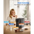 thumbnail image 5 of Waterdrop WD-M6H Instant Hot Reverse Osmosis System Countertop Water Filter, 7-Stage, 3:1 Pure to Drain, Hot Water Dispenser with 5 Temperature Options, RO System with Glass Pitcher, BPA-Free, 5 of 9
