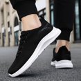 thumbnail image 6 of XIMIN Mens Running Shoes with Soft Sole Cushion Slip-On Tennis Walking Workout Athletic Sneakers Lightweight Casual Sport Shoes Fashion Comfortable Sneakers, 6 of 8