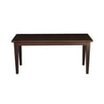 thumbnail image 2 of International Concepts Shaker Styled Bench in Rich Mocha, 2 of 7
