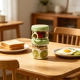 thumbnail image 1 of Aufmer 2 Pcs Gobelet de Rangement Portable pour Déjeuner, Couvercle Étanche, Conception Réutilisable, Contenant pour Céréales d'Avoine et Yogourt avec Poignée Anneau, Pot de Préparation de Repas Portable pour Salade de Fruits, Collation, Transport Quotidien, 1 of 7