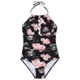 thumbnail image 4 of Bañador de una pieza para mujer, cómodo, liso, con almohadilla en el pecho, sin aros, Bikini OAVQHLG3B Store lin121212, 4 of 4