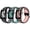 Black/Gray, Gray/Teal, Black/Pink, variant on ZSOU 3 Pack Silicone Fitness Watch Bands for Apple Watch 38/40/41/42mm(Series 10) - Black/Gray, White/Black, Black/Blue