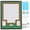 Green & Orange, variant on Sports Jersey Shadow Box Frame, Wall-Mount Display Case with Dual-Color Mat, Photo Slots & Mounting Hardware (Red Top & White Base)