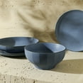 thumbnail image 5 of Stone Lain Rio 4-Piece Bowl Set Stoneware, Blue, 5 of 6