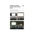 thumbnail image 4 of Bangus 60 Inch Indoor & Outdoor Wall Mount Projector Screen, 3D Projector Screen, White, 1 Count, 4 of 8