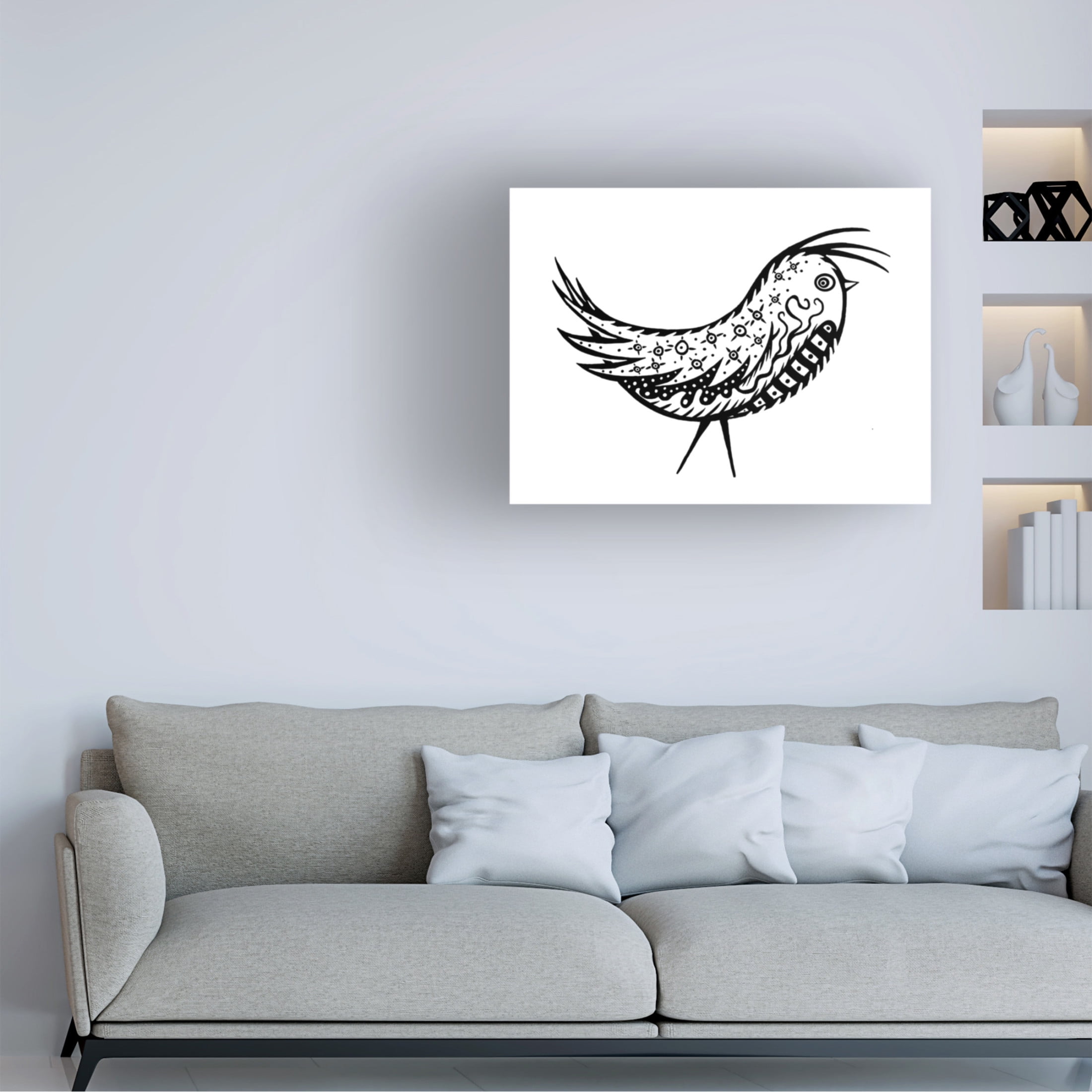 Canvas Wall Art - Randy Noble Fine Art 'Spirit' Wall Art for Living Room, Bedroom, or Office Décor by Trademark Fine Art - 24 x 18 Inches