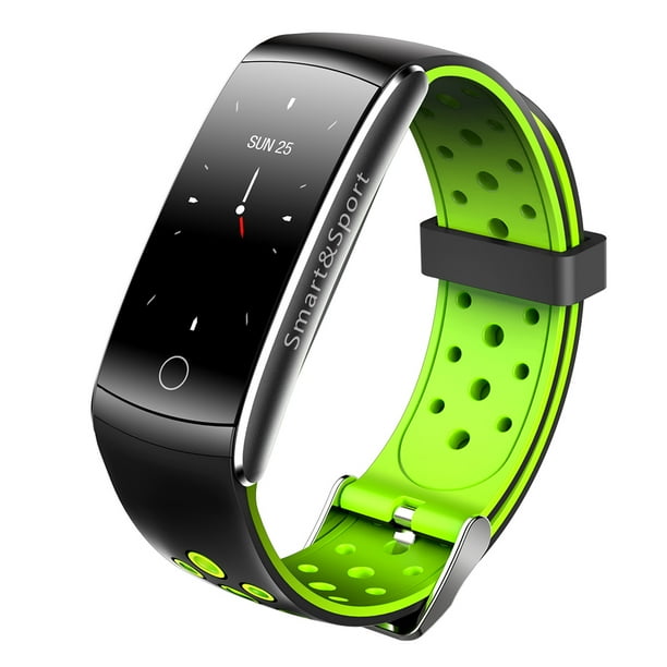 Q8S Reloj inteligente con oxígeno en sangre IP68 Reloj de pulsera de TPU con presión arterial resistente al agua con frecuencia cardíaca y fitness Methold DZ5318-03B