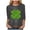 Dark Gray, variant on Womens 3/4 Sleeve St. Patrick's Day T-Shirts Crew Neck Spring Graphic Tee Tops (Green, XXL)