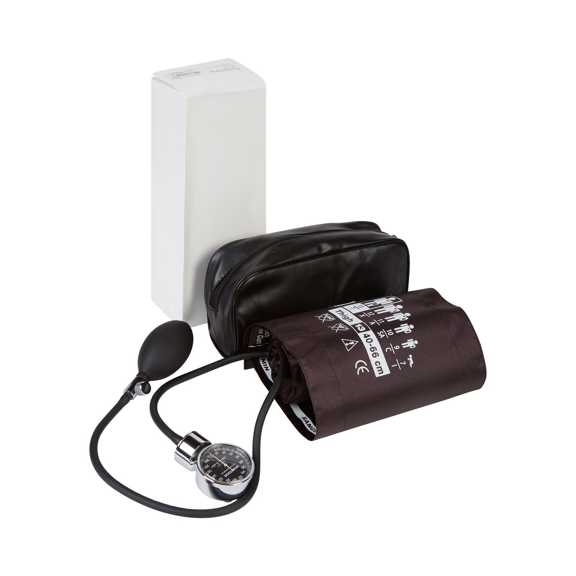 McKesson LUMEON Thigh Cuff Thigh Aneroid Sphygmomanometer Unit 2-Tubes Brown 1 per Box