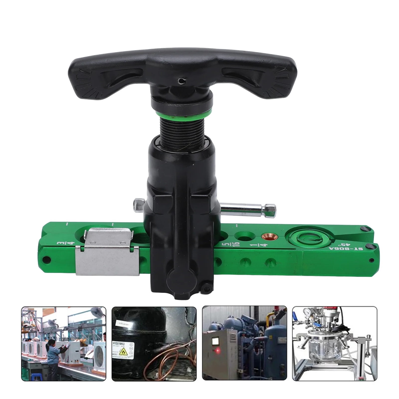 Cone Type Tool Flaring Tool 45 Degree Eccentric Cone Type Tube Expander For 1/4 5/16 3/8 1/2 5/8 3/4in Pipes Tube Expander ,Easy to Use