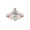 Rose Gold, variant on 1 Carat Center 14K White Gold LAB GROWN DIAMOND Designer Four Prong Pave Set Round Marquise Cut Diamond Engagement Ring (D-E Color VS1-VS2 Clarity) Size: 4