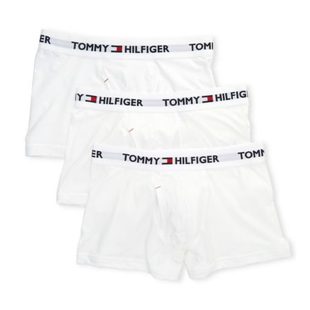Men's Tommy Hilfiger 09T3492 Everyday Micro Performance Trunks - 3 Pack (White XL)
