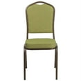 thumbnail image 2 of Bowery Hill Fabric/Steel Banquet Chair in Green/Goldvein/Citron Yellow, 2 of 10